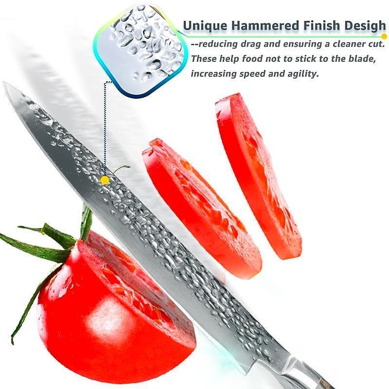 Sharp Japanese Chef Santoku Knife 8 High Carbon Steel