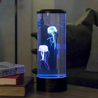 Ocean Blue Jellyfish Table Lamp