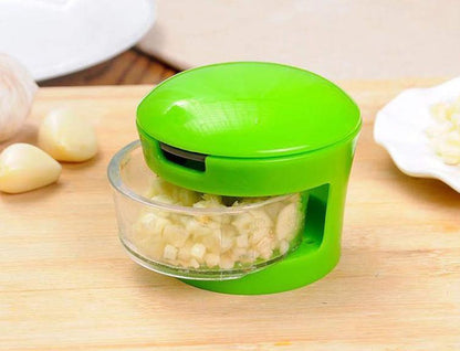 Easy Garlic Crusher with Built-in Tray