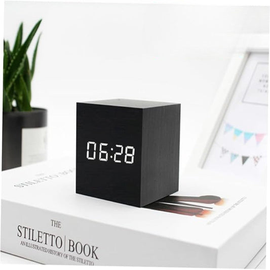 Small Digital Table Clock with LED Nightlight - Fesara