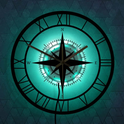 Navigation Maritime Wall Clock