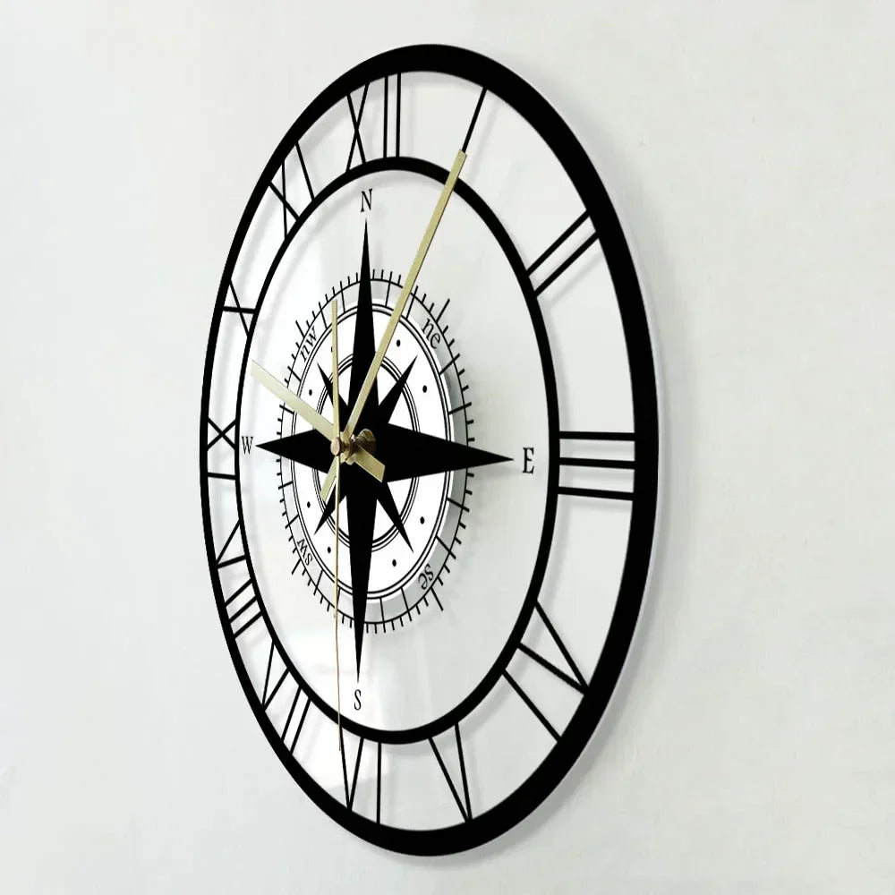 Navigation Maritime Wall Clock