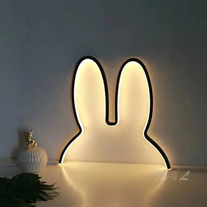Cute Bunny Warm LED Night Light