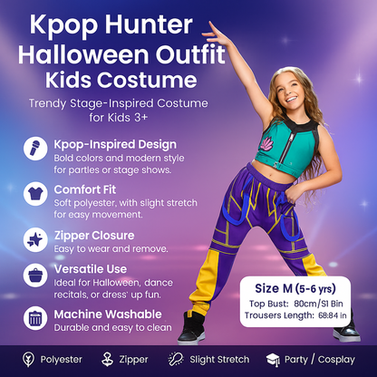 Spooky Kpop Halloween Costume For Kids