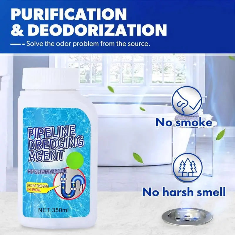 Effective Drain Cleaner - Removes Clogs & Kills Germs Fast