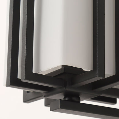 Vintage Metal Glass LED Outdoor Wall Lantern