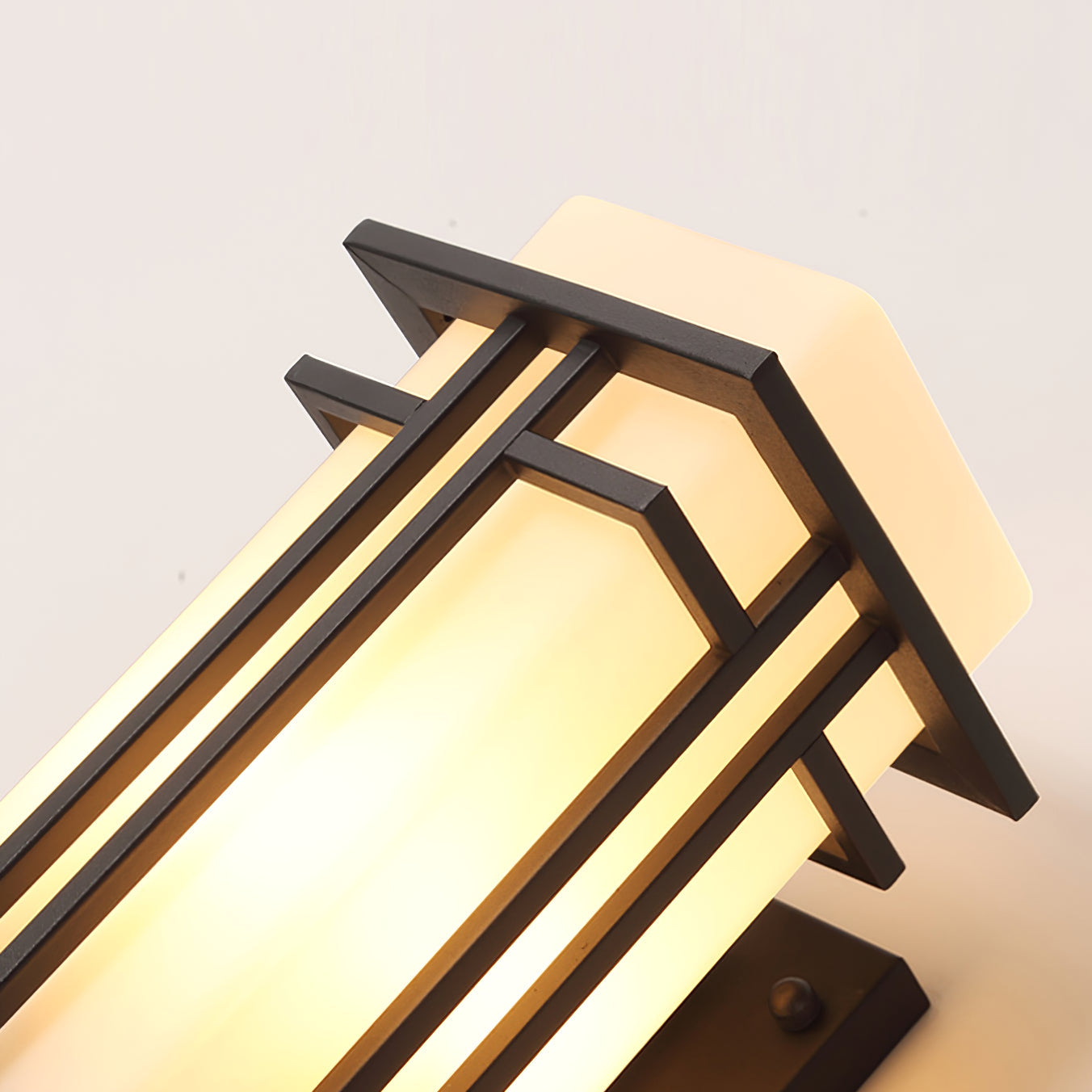 Vintage Metal Glass LED Outdoor Wall Lantern