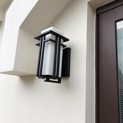 Vintage Metal Glass LED Outdoor Wall Lantern