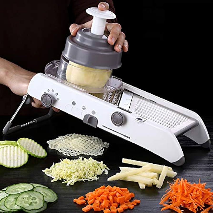 Easy Slice Mandoline Food Slicer – Sharp Adjustable Blades