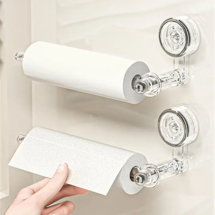 Sticky Kitchen Paper Towel Holder with Suction Cup