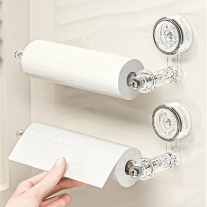 Sticky Kitchen Paper Towel Holder with Suction Cup