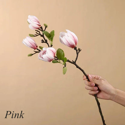 Beautiful Fake Magnolia Floral Arrangement Stems