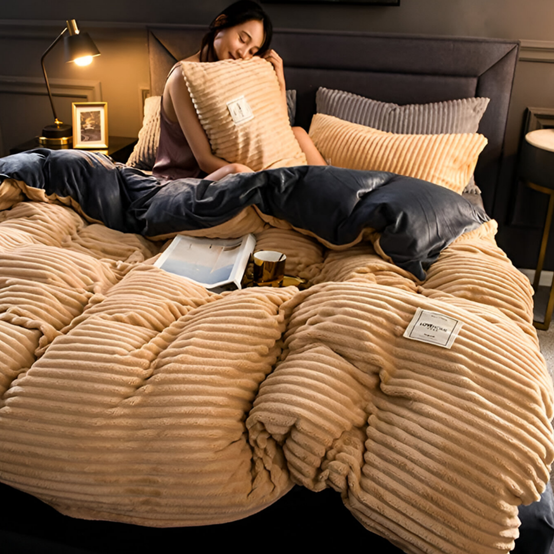Cozy Plush Winter Duvet Cover Set