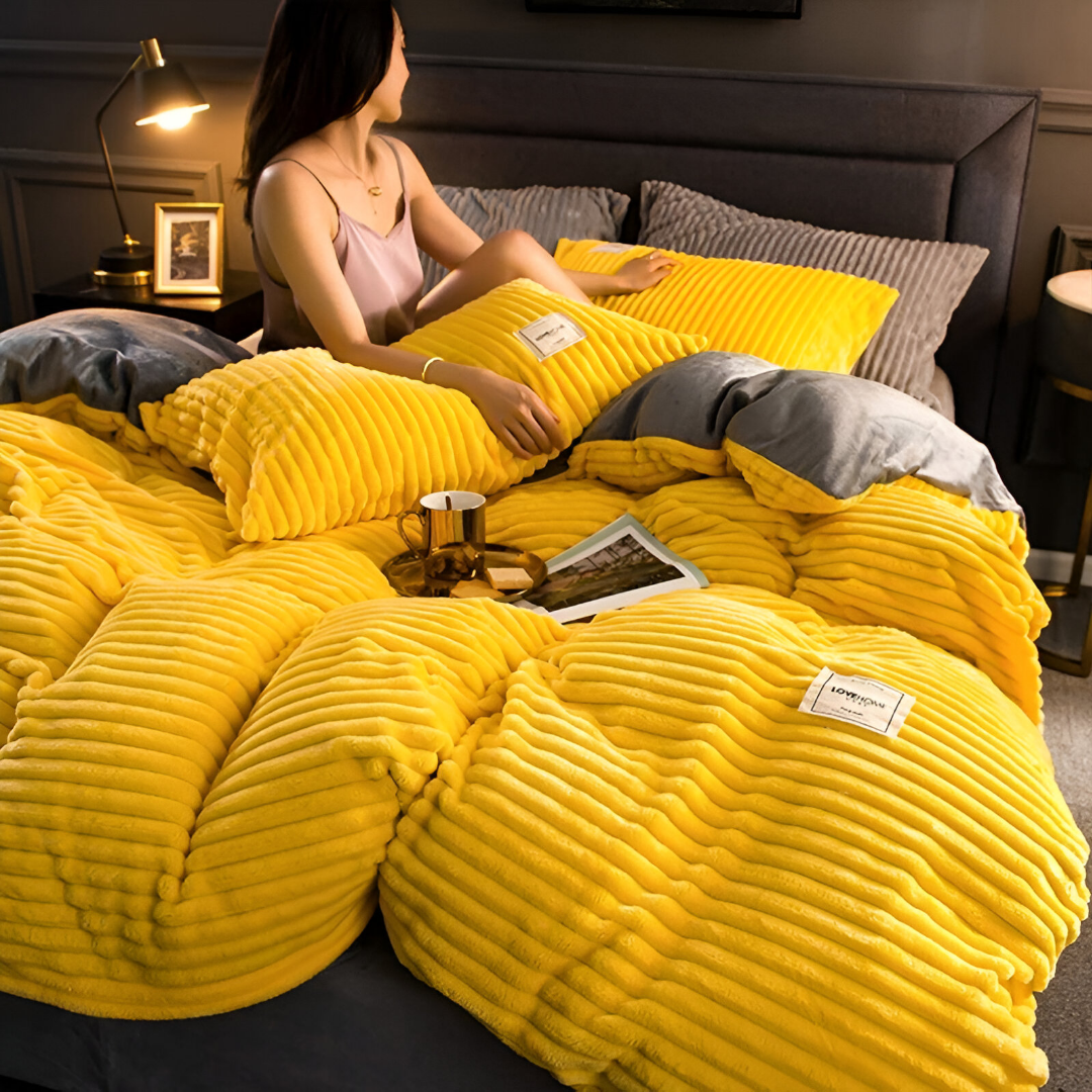 Cozy Plush Winter Duvet Cover Set