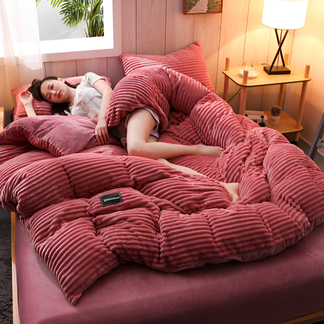 Cozy Plush Winter Duvet Cover Set