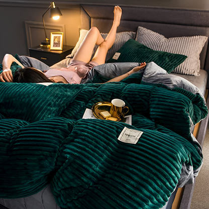 Cozy Plush Winter Duvet Cover Set