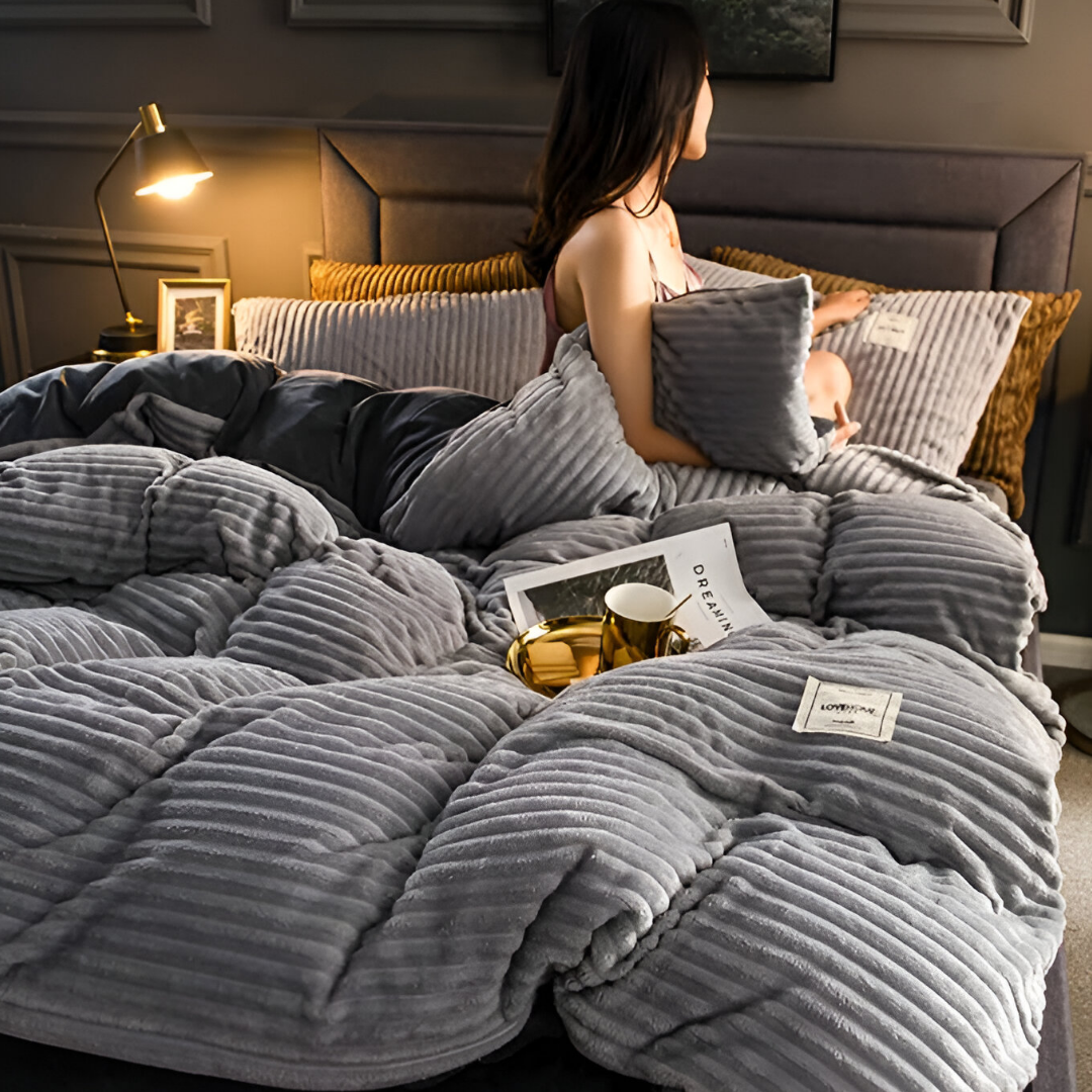 Cozy Plush Winter Duvet Cover Set