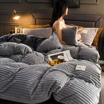 Cozy Plush Winter Duvet Cover Set