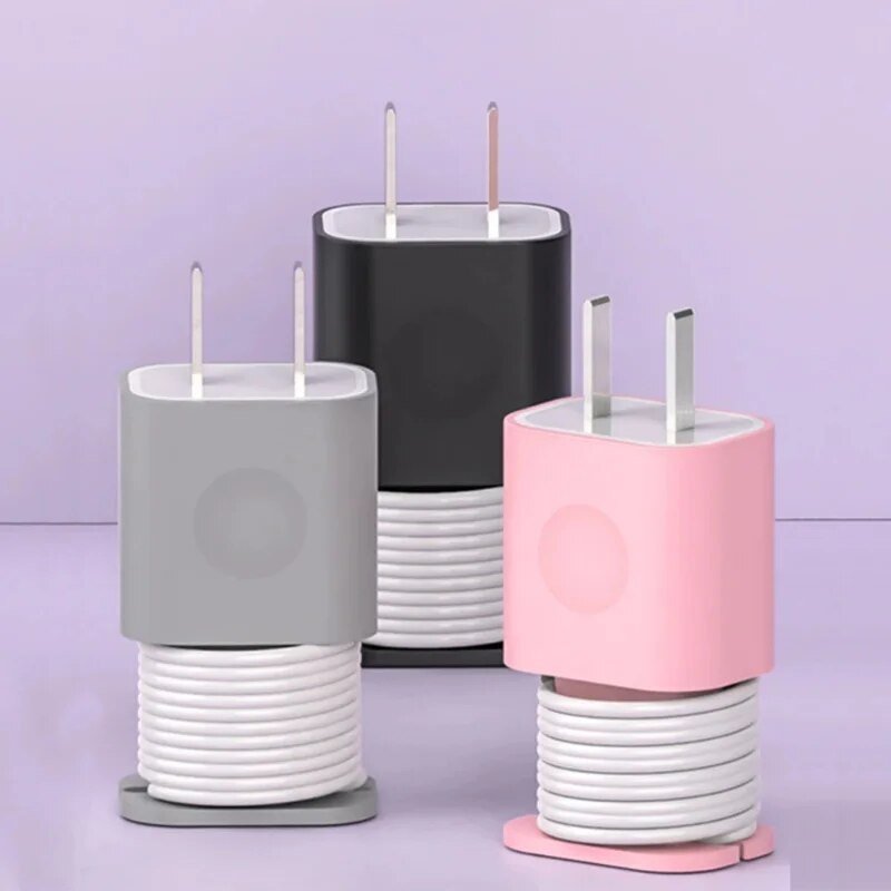 Durable Cable Organizer Silicone Cord Wrap
