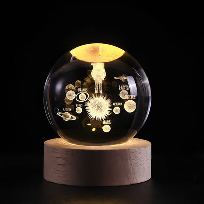 Glowing Solar System LED Light Display