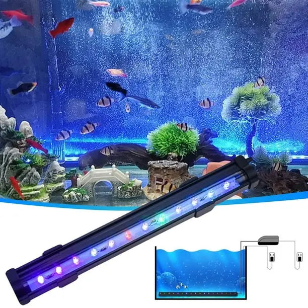 Colorful LED Aquarium Air Bubble Light - Fesara