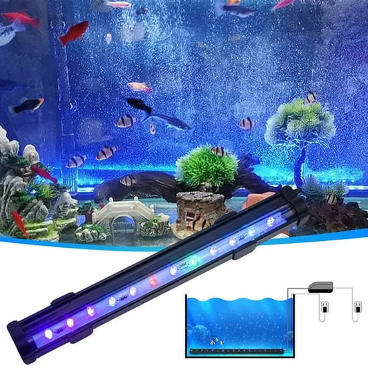 Colorful LED Aquarium Air Bubble Light - Fesara