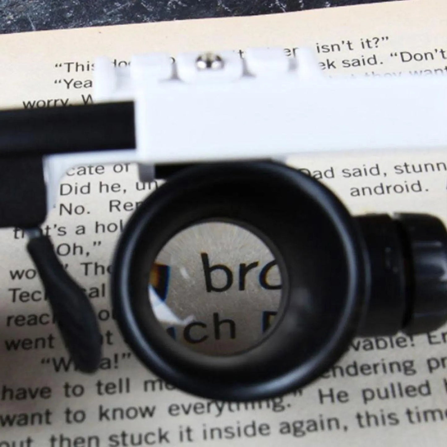 Bright LED Magnifying Glass with Adjustable Zoom