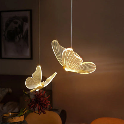 Colorful Butterfly Shaped LED Hanging Light - Fesara