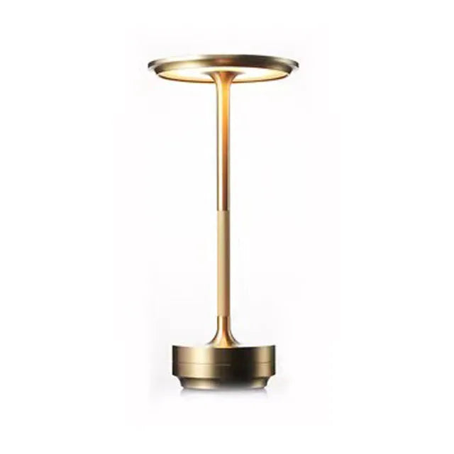 Metallic Adjustable Desk Lamp with Vintage Style