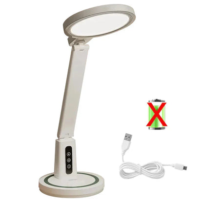 Bright LED Table Lamp with Digital Clock
