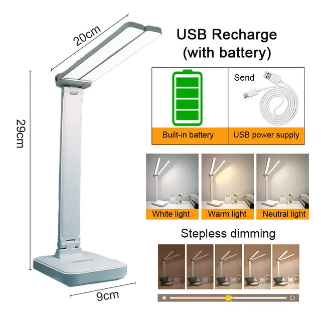 Adjustable Bright LED Table Lamp