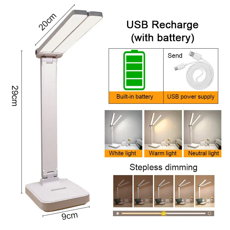 Adjustable Bright LED Table Lamp
