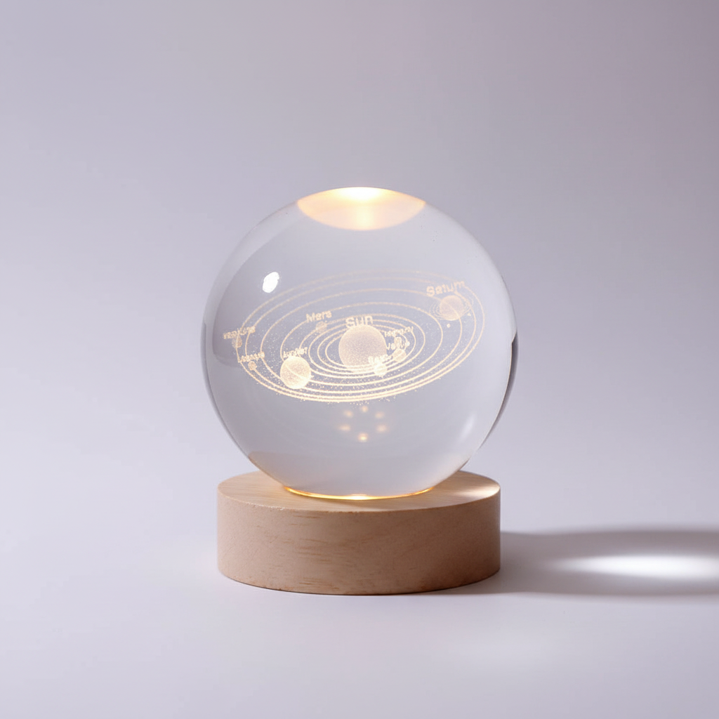 Personalized LED Table Lamp - Star Design