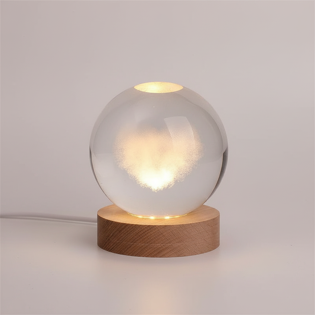 Personalized LED Table Lamp - Star Design
