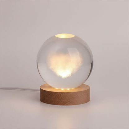 Personalized LED Table Lamp - Star Design