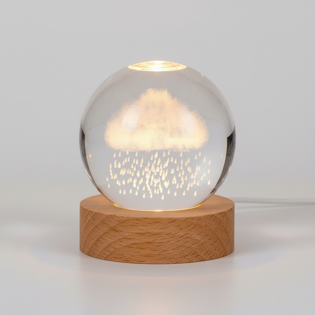 Personalized LED Table Lamp - Star Design