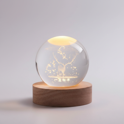 Personalized LED Table Lamp - Star Design