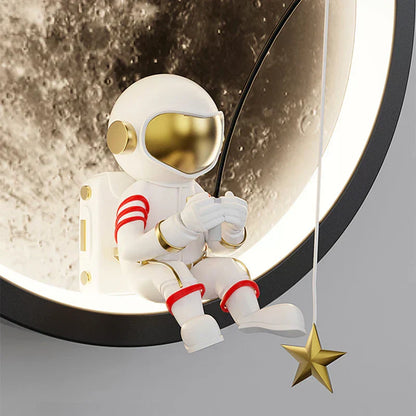 Modern LED Moon Wall Light Fixture