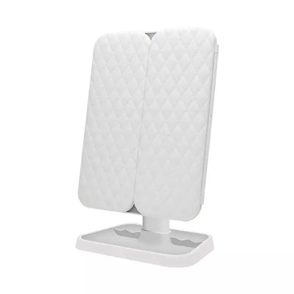 Portable LED Makeup Mirror with Adjustable Brightness