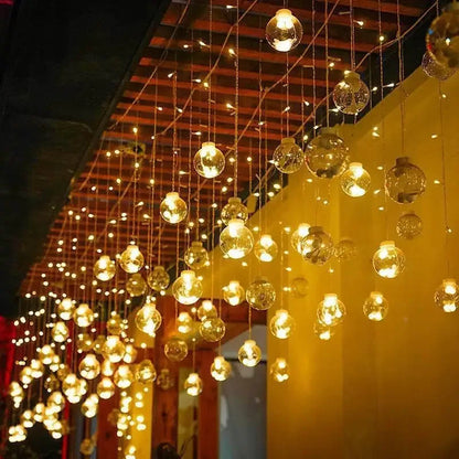 Fesara Outdoor String Lights Waterproof Warm White LEDs