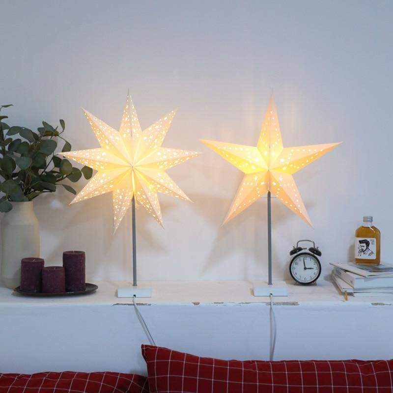Warm Glow LED Table Lamp - Wooden Base Bedroom Light