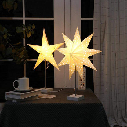 Warm Glow LED Table Lamp - Wooden Base Bedroom Light