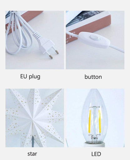 Warm Glow LED Table Lamp - Wooden Base Bedroom Light