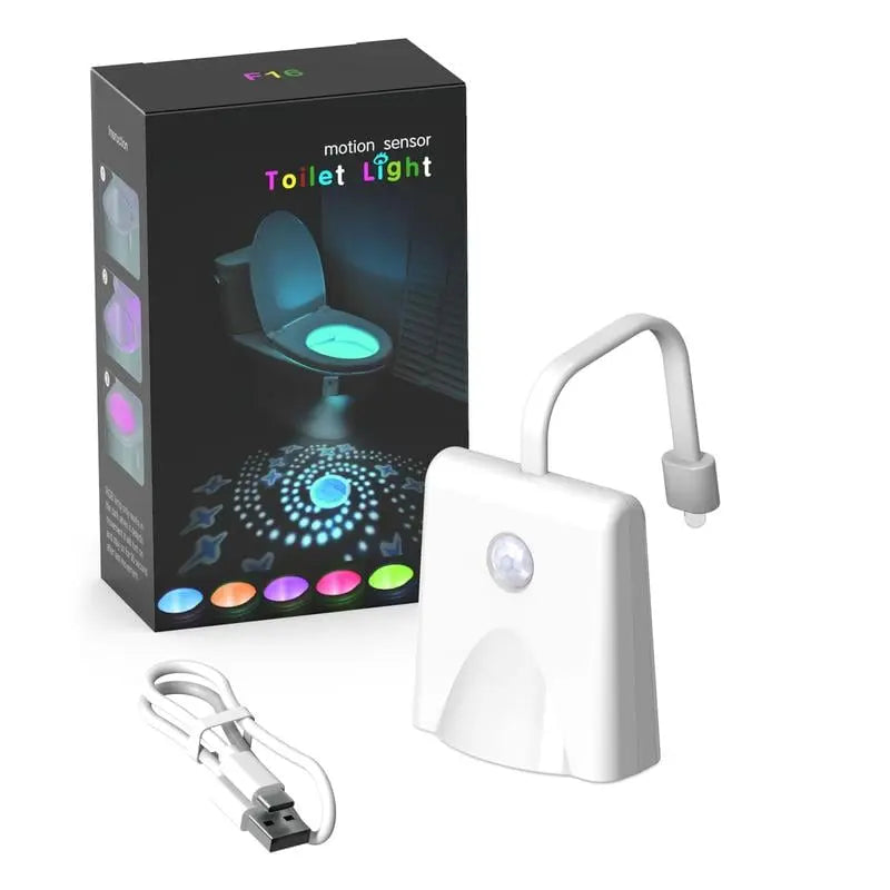 Motion Activated LED Toilet Night Light