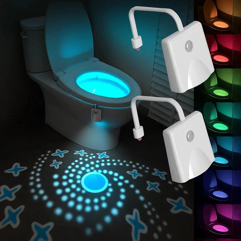 Motion Activated LED Toilet Night Light - Fesara