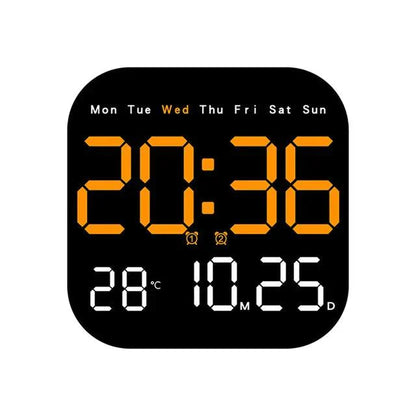 Smart LED Digital Clock with Remote and Temperature