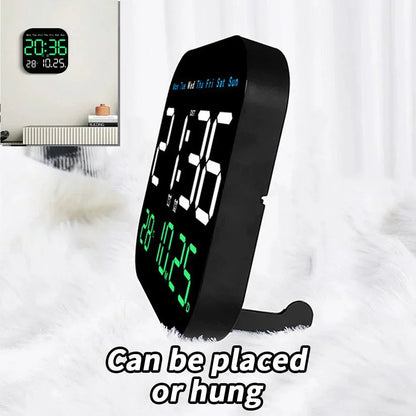 Smart LED Digital Clock with Remote and Temperature
