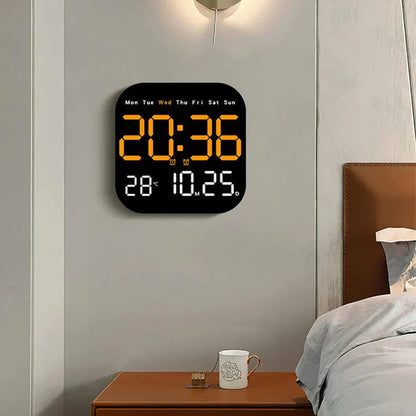 Smart LED Digital Clock with Remote and Temperature