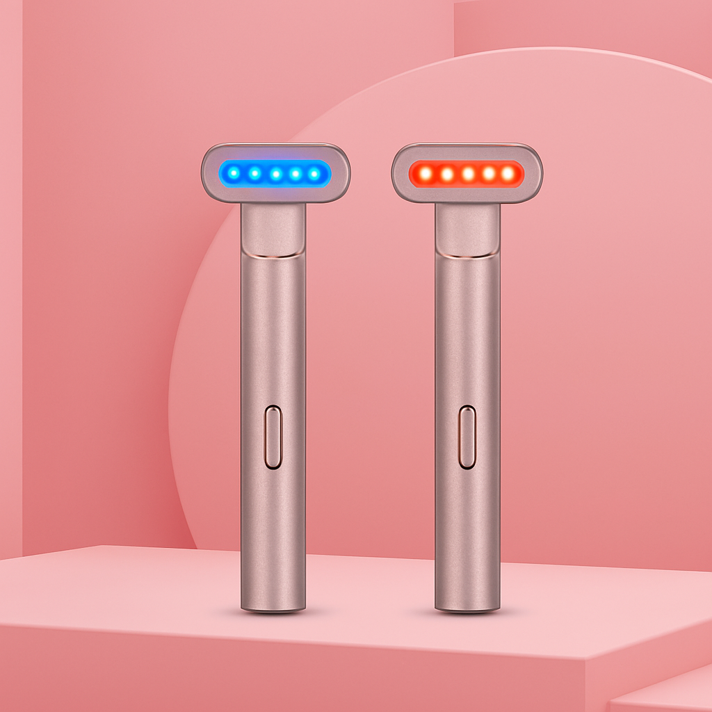 LED Facial Massager Red Light Therapy Device 3