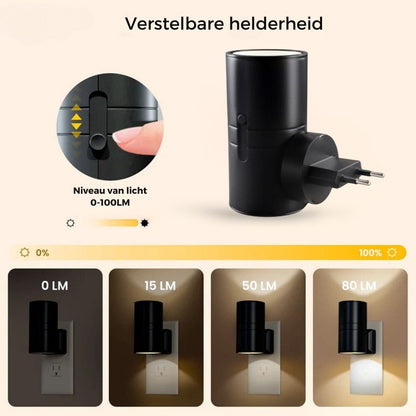 Bright Adjustable Wall Lamp with Sensor for Home